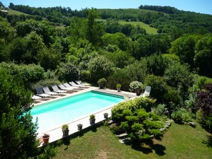 vue piscine